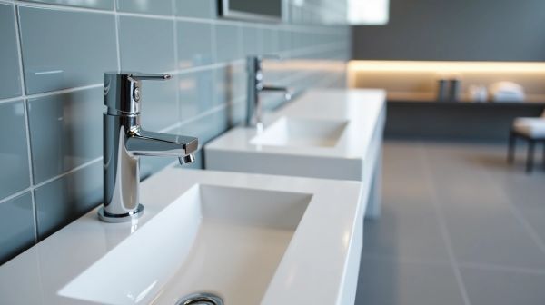 Un design moderne avec la robinetterie encastrable